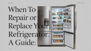 When to Repair or Replace Your Refrigerator: A Guide